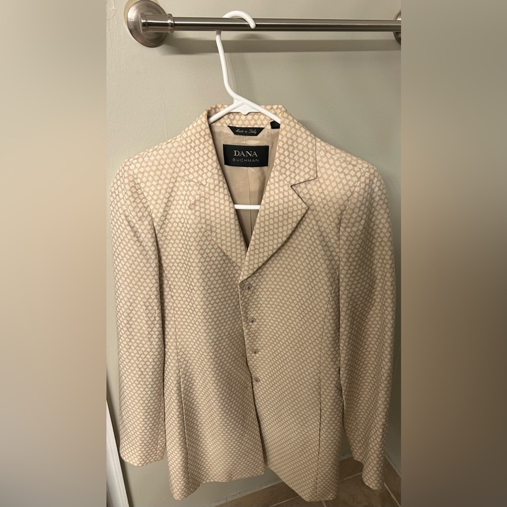 dana buchman women's suits with skirt and pant